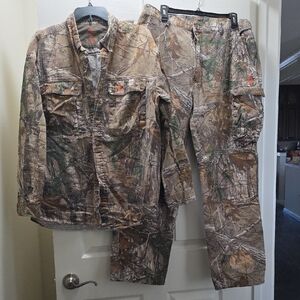 Game Winner Camouflage Jacket and Pants Set
